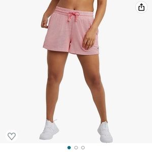 CHAMPION • NEW! 🍑 Mid-weight Shorts - Pinky Peach Heather - Size L